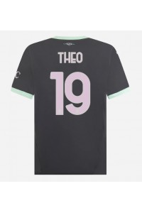 Fotbalové Dres AC Milan Theo Hernandez #19 Třetí Oblečení 2024-25 Krátký Rukáv